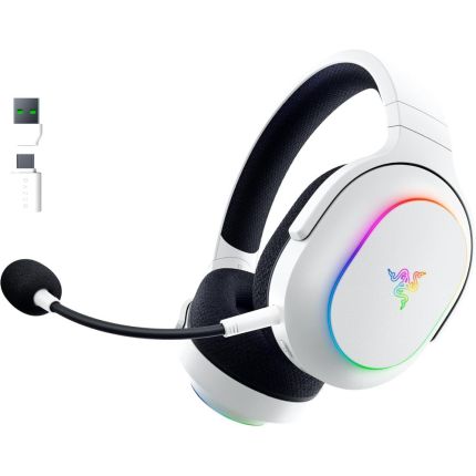 RAZER BARRACUDA X CHROMA - WIRELESS MULTI-PLATFORM GAMING AND MOBILE HEADSET - WHITE EDITION (RZ04-05220200-R3M1)